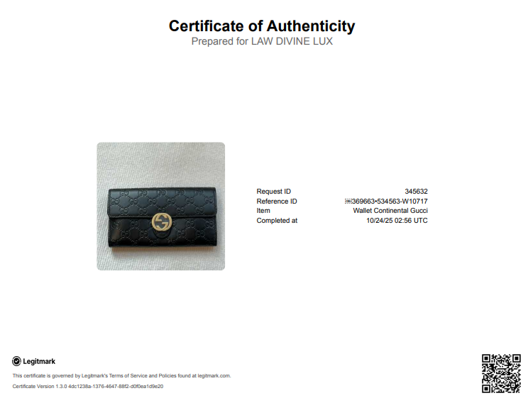 Guccissima Leather GG Icon Continental Wallet