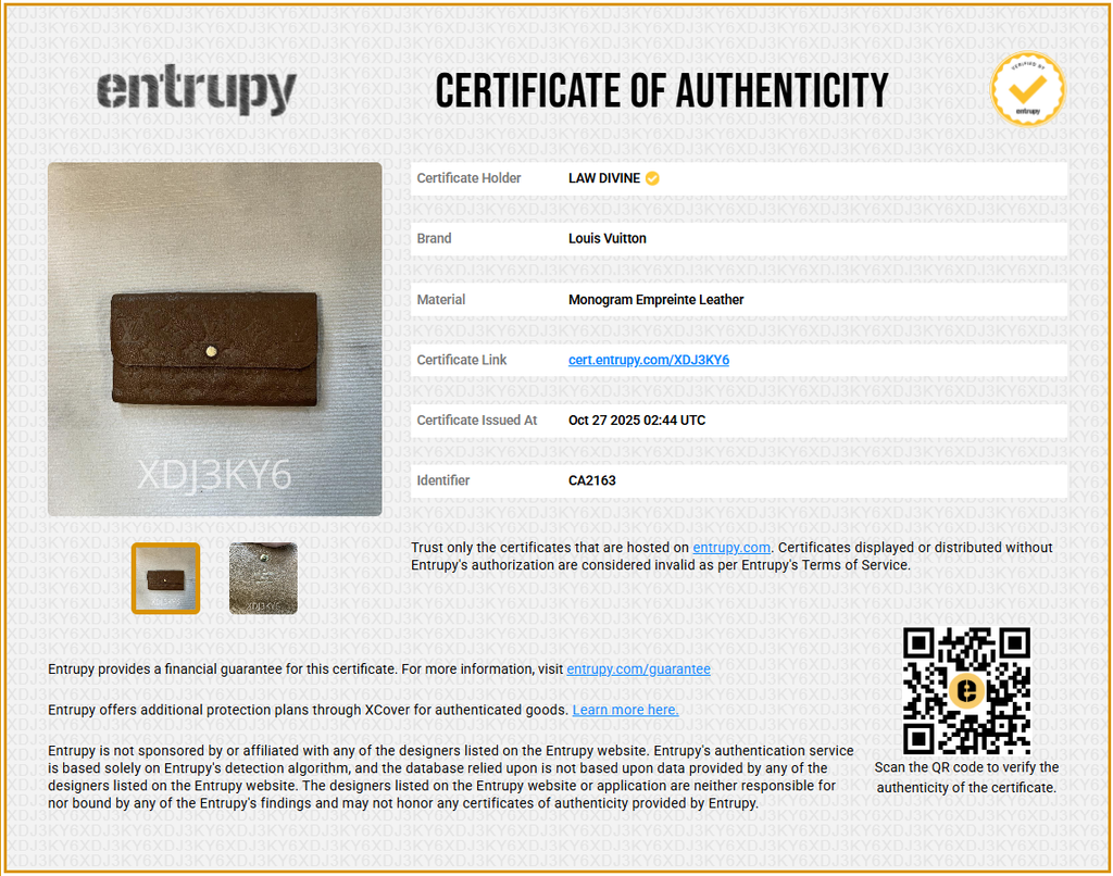 2012 LV Monogram Wallet