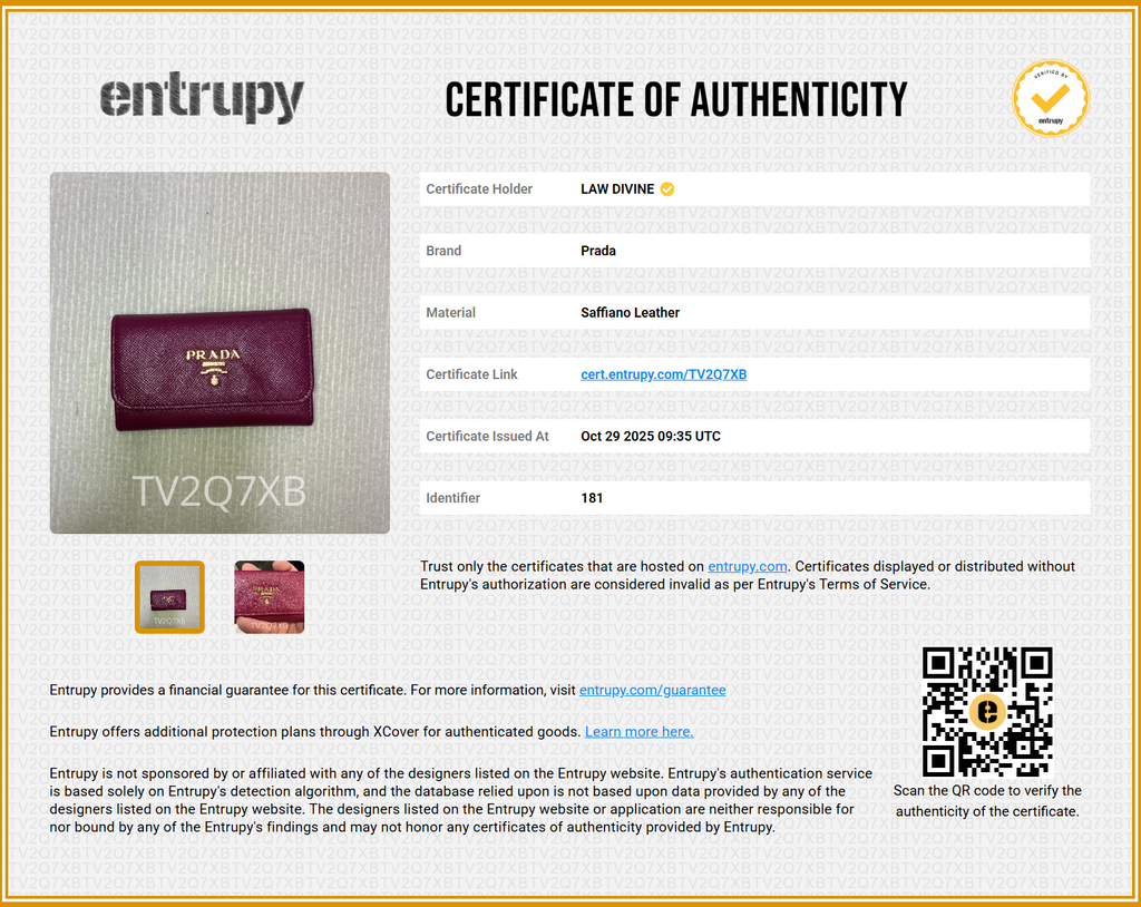 Saffiano Metal Leather Wallet