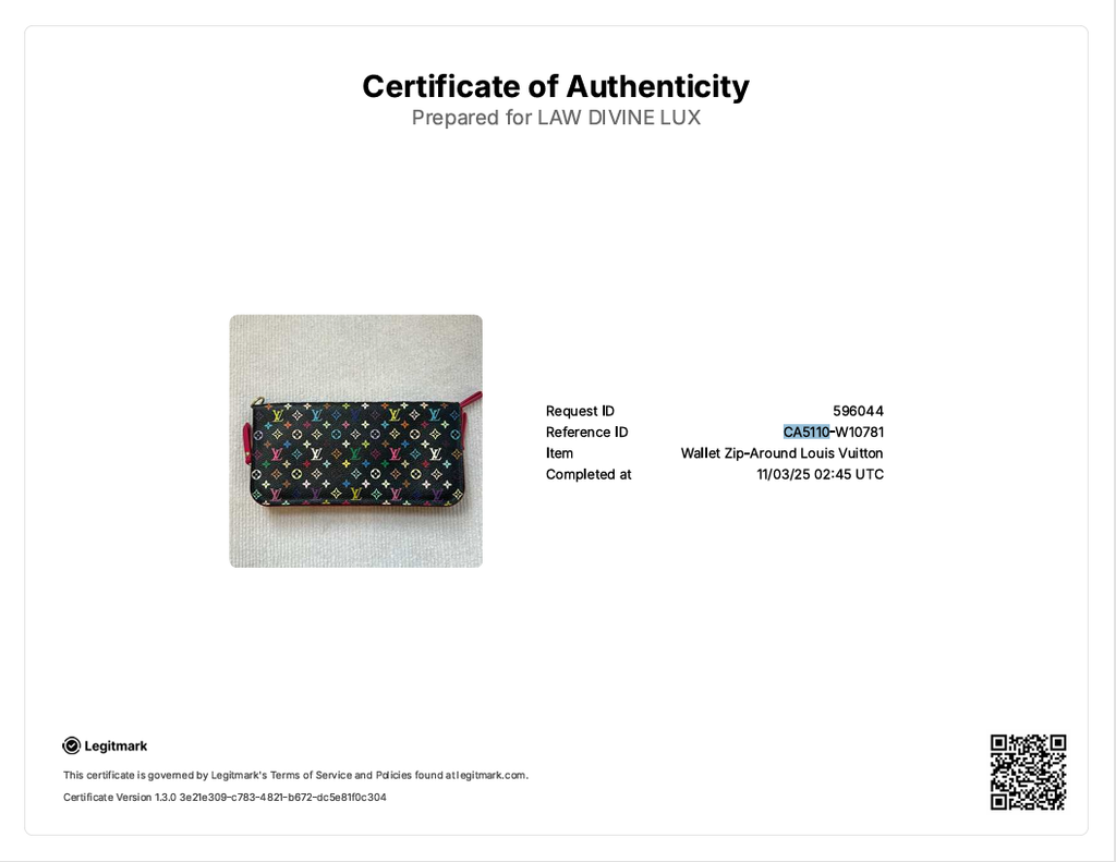 Louis Vuitton Black Monogram Multicolore Insolite Wallet