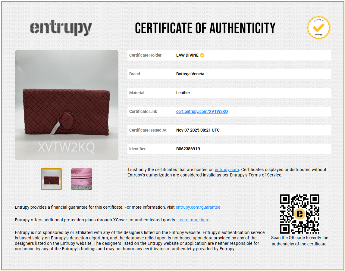 Nappa Intrecciato Turnlock Clutch Flamingo