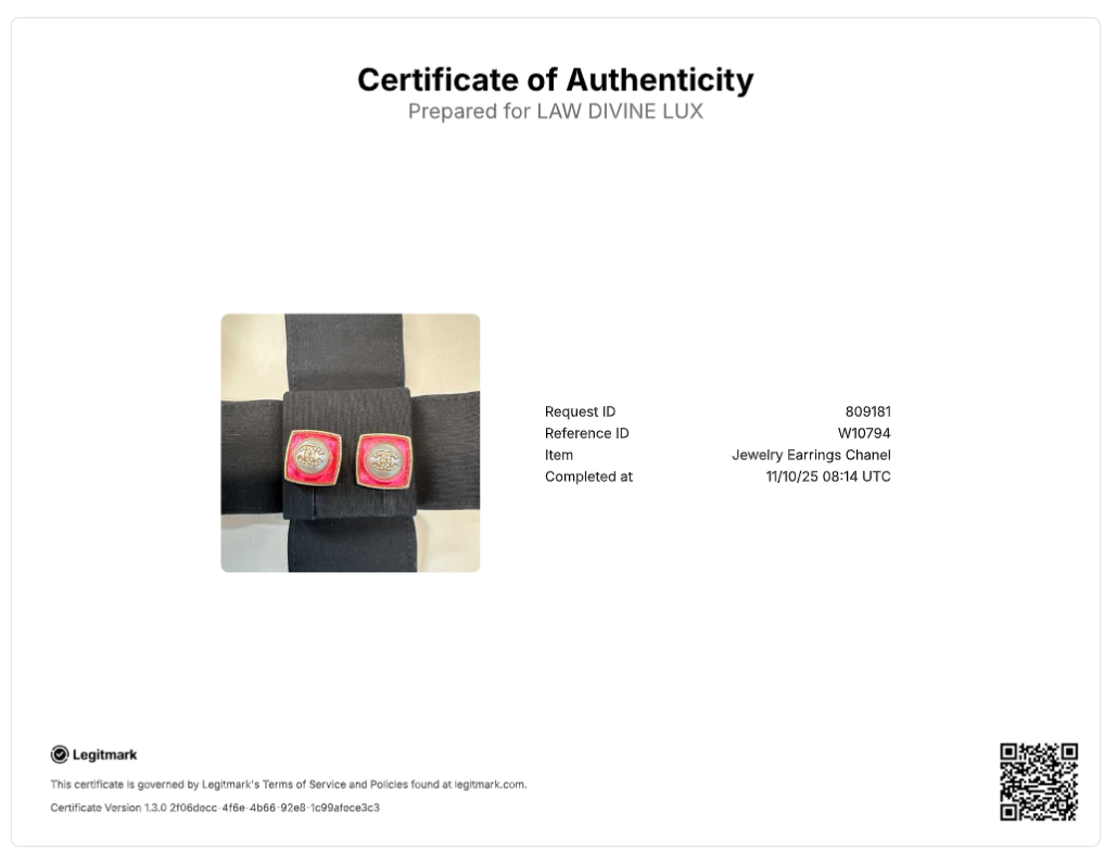 Resin CC Square Earrings