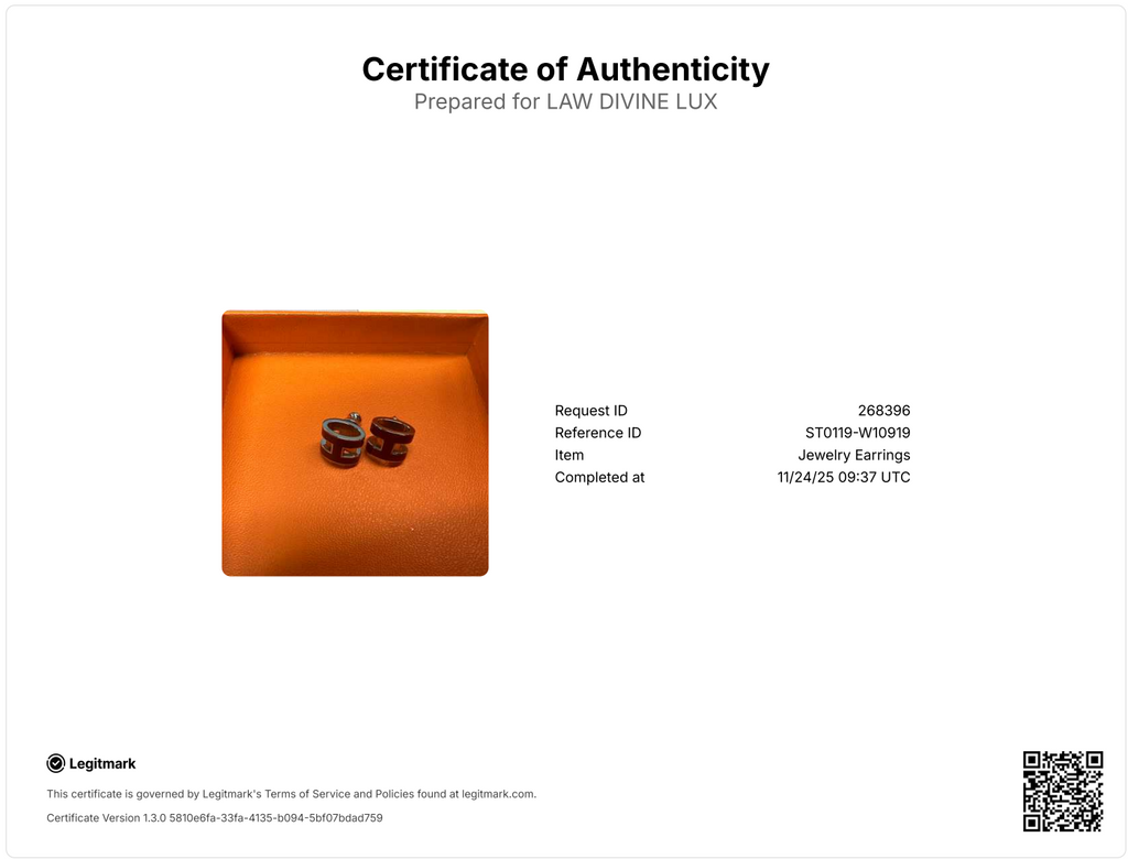 Clic H Enamel Earrings