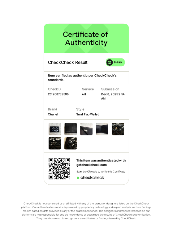 Patent leather wallet