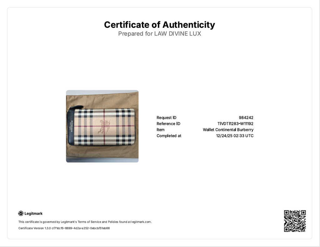 Haymarket check and leather wallet