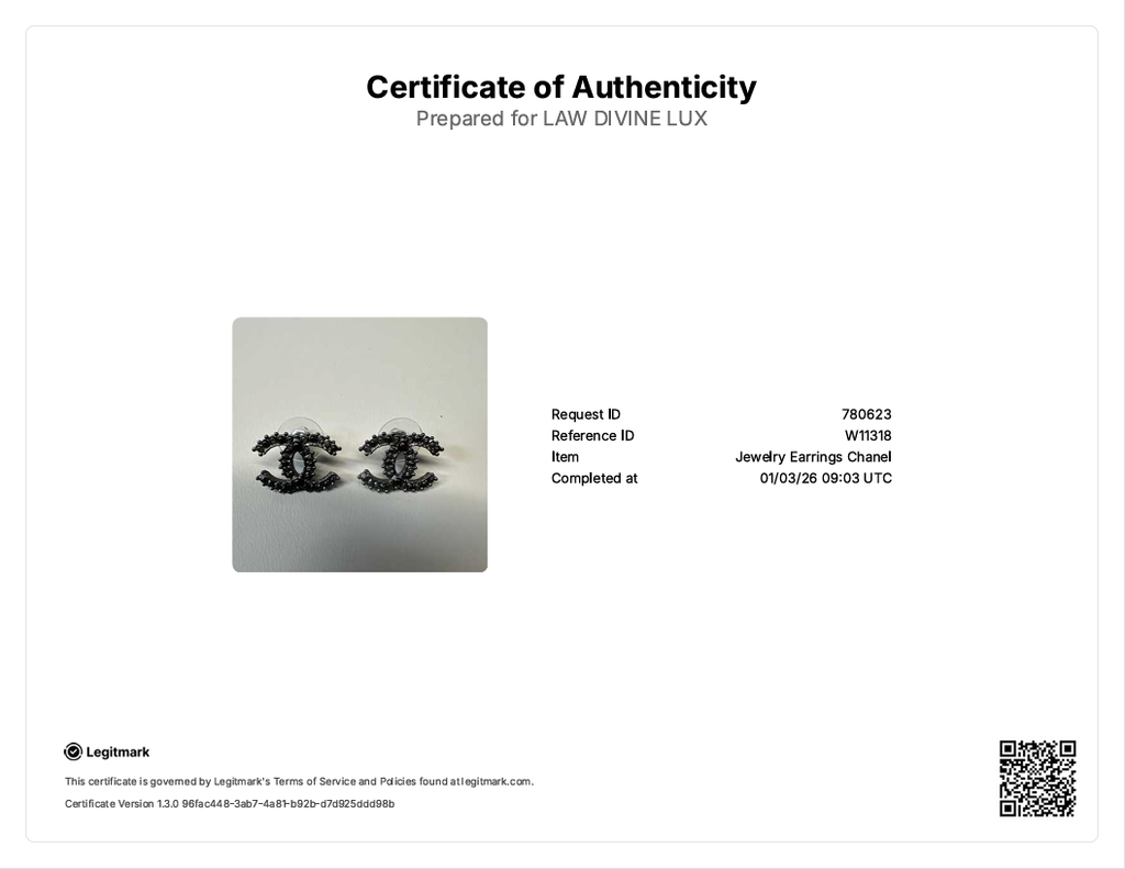 Chanel CC earrings W11318