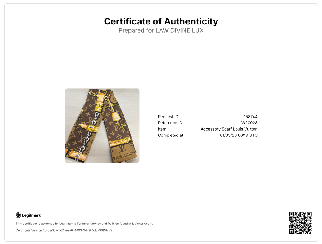 Brown Silk Confidential Bandeau Scarf-W20028