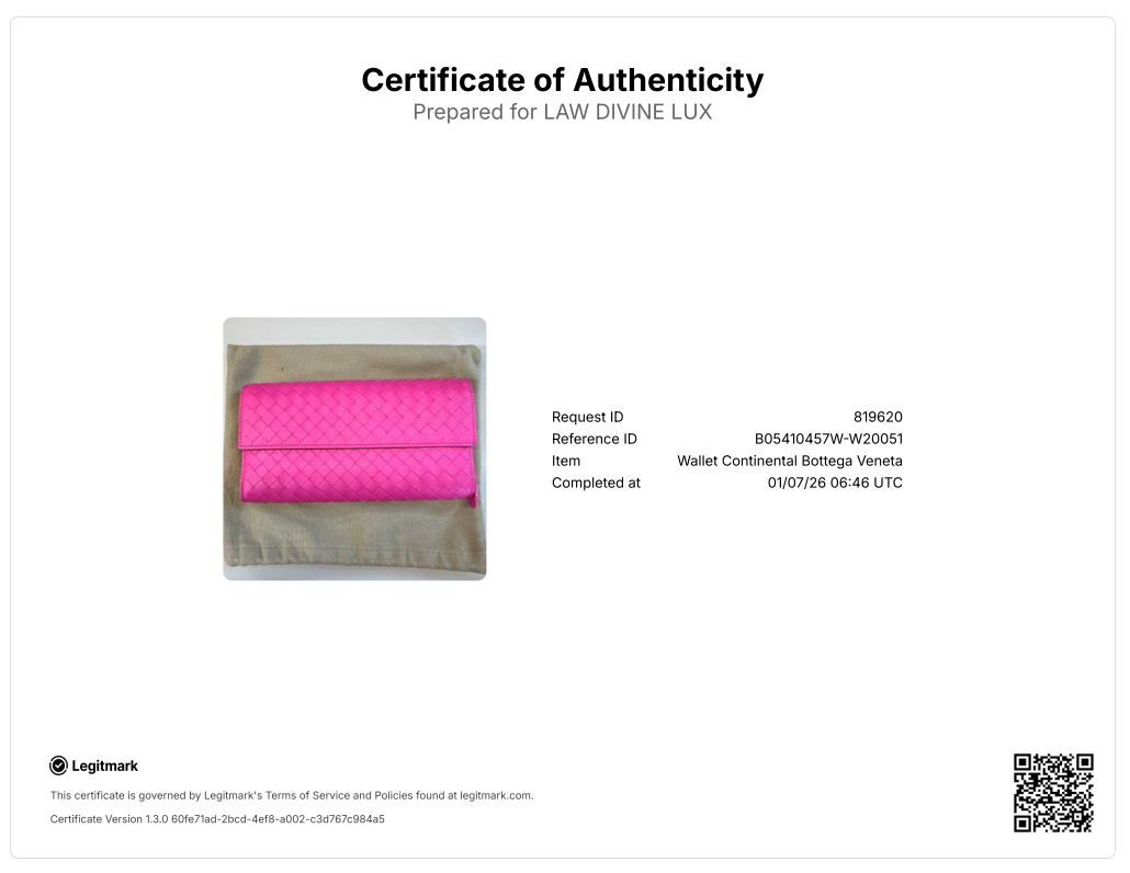 Continental Intrecciato Weave Continental Wallet-W20051