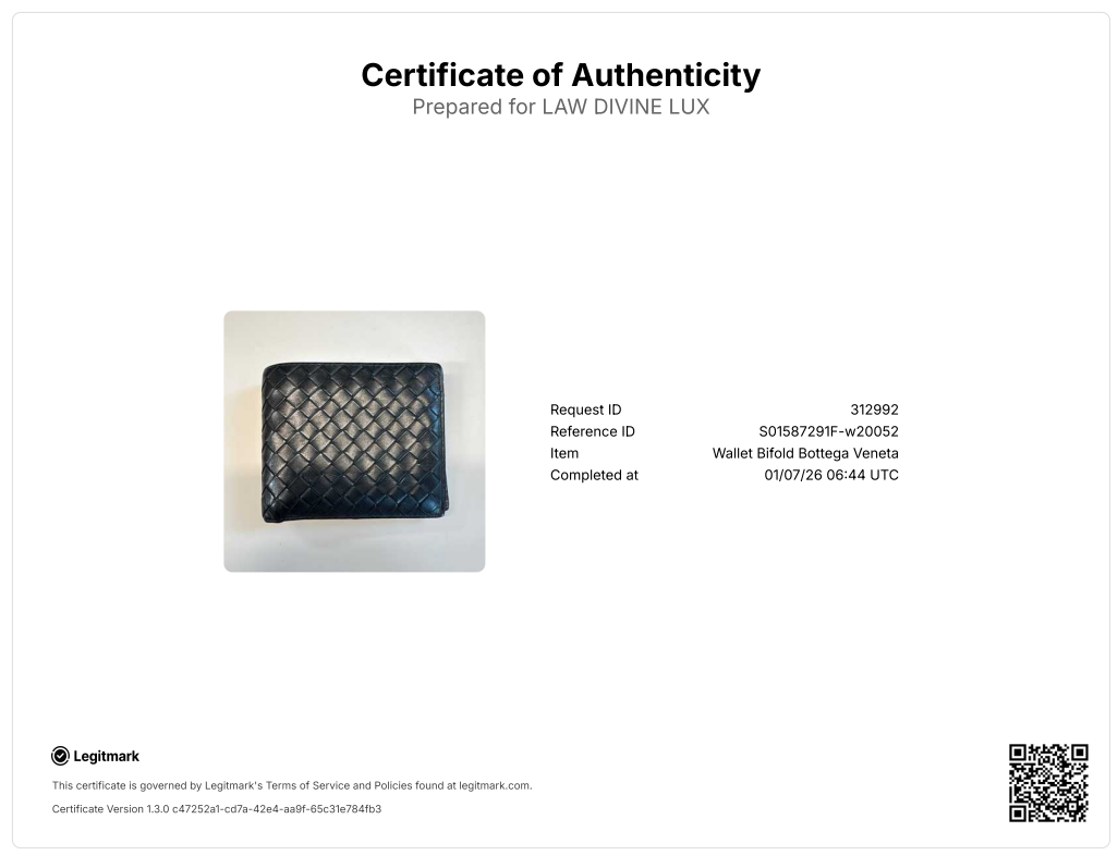 Intrecciato Leather Bifold Wallet Intrecciato Weave Bifold Wallet W20052