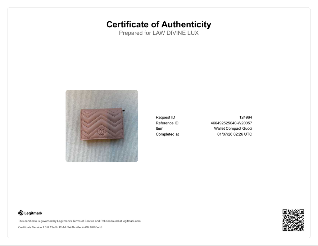 GG Marmont Bi-fold Wallet Pink W20057