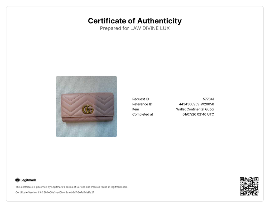 GG Marmont Continental Wallet Matelasse Leather W20058