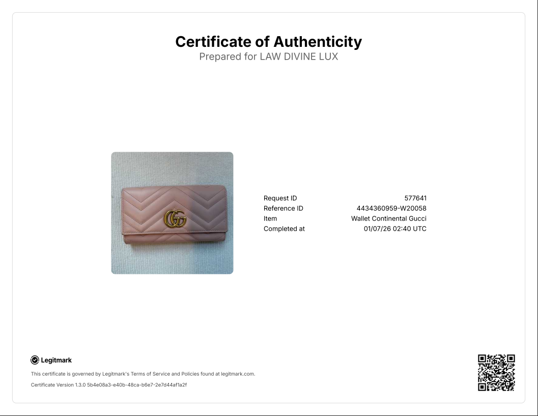 GG Marmont Continental Wallet Matelasse Leather W20058