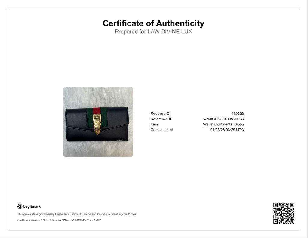 Web Accent Calfskin Continental Wallet W20065