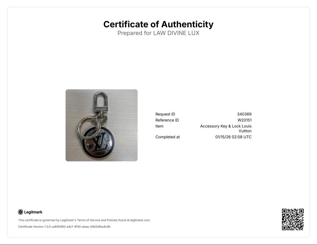 Black Leather Keyring W20151