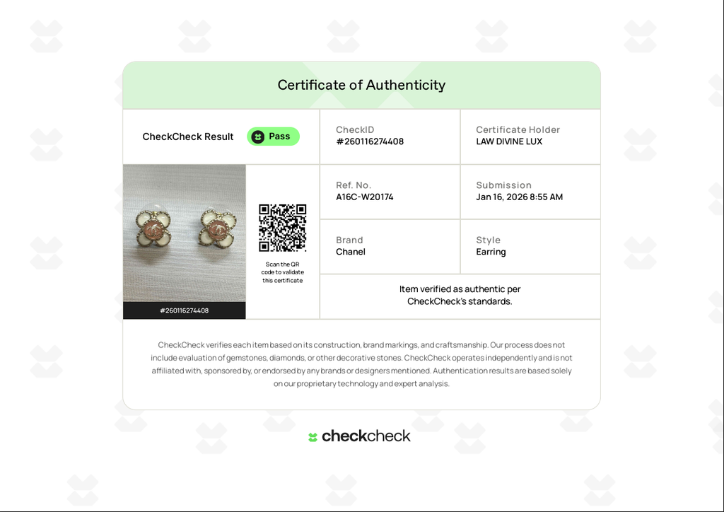 Flower CC Earrings W20174