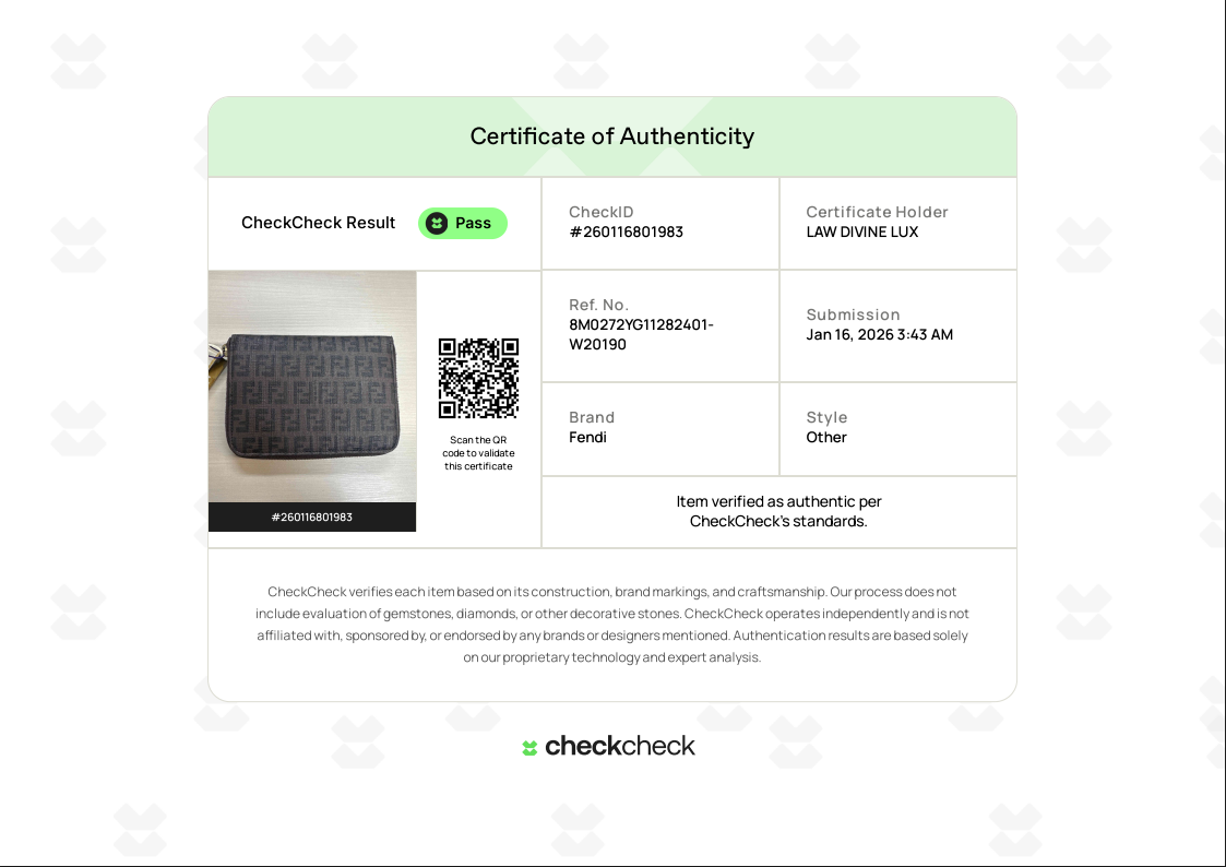 Zucchino FF Logo Printed Wallet W20190