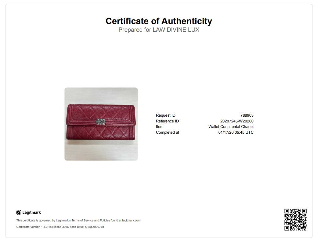 Caviar Boy Chanel Long Flap Wallet W20200