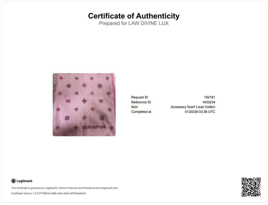 Pink scarf W20234