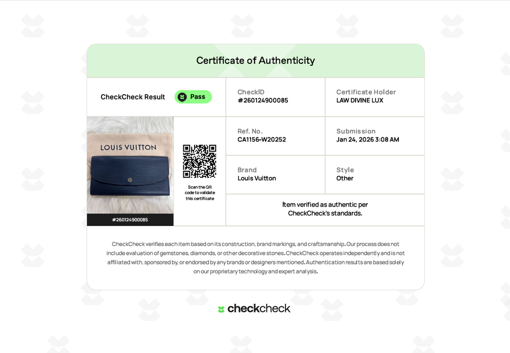 Blue Marine Epi Leather Sarah Wallet W20252