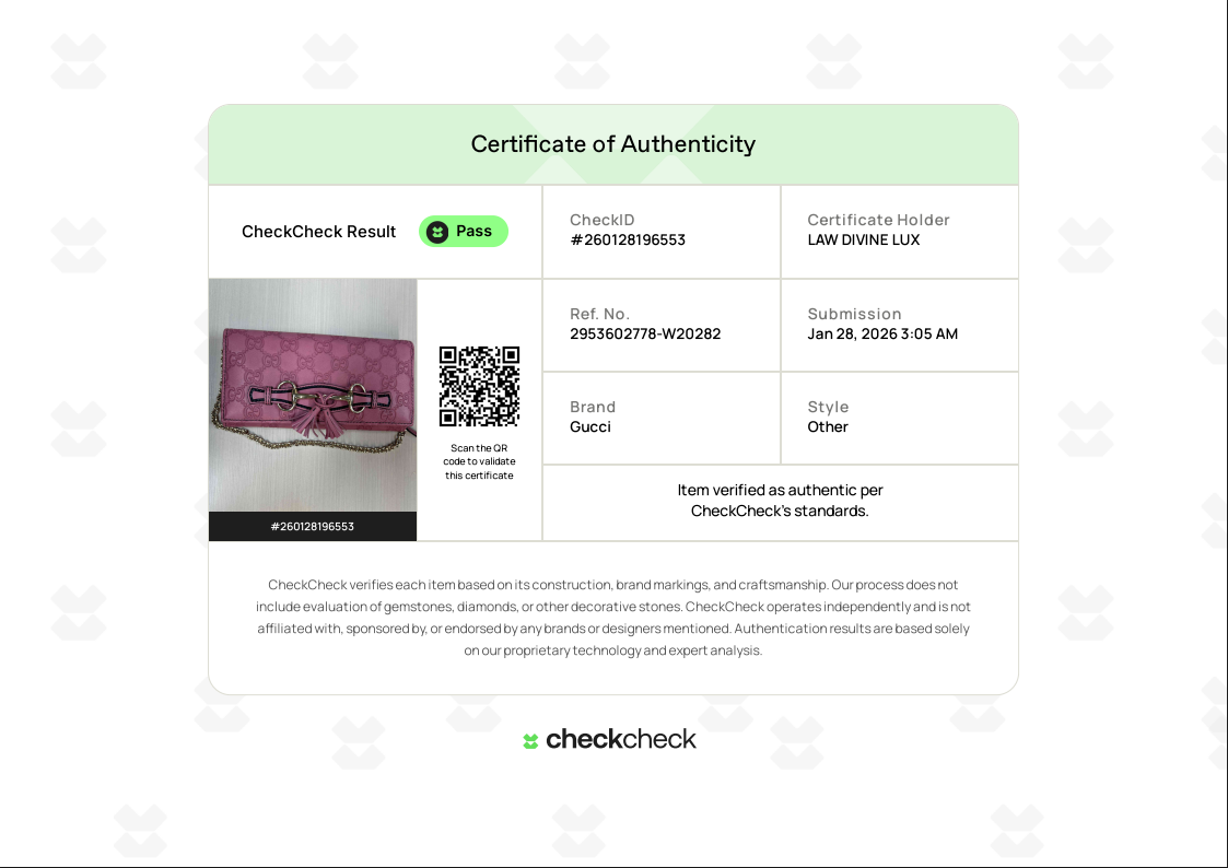 Emily Wallet on Chain Guccissima Leathert W20282