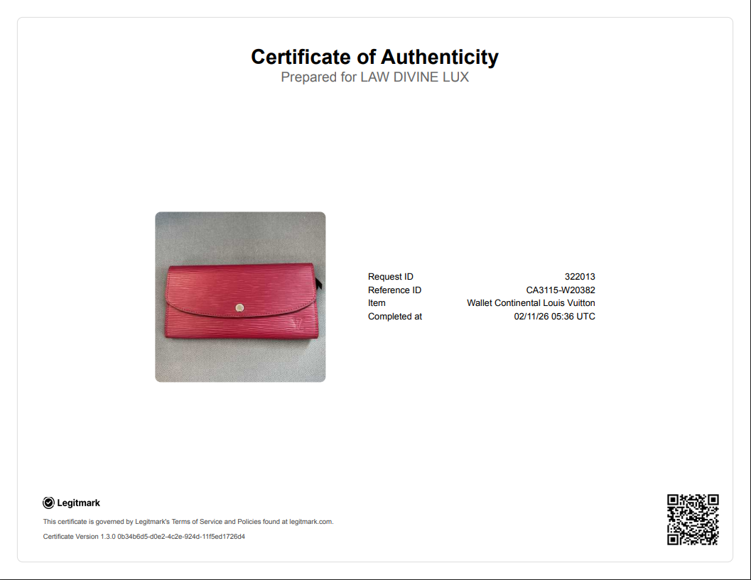 Fuchsia Epi Leather Sarah NM3 Wallet W20382
