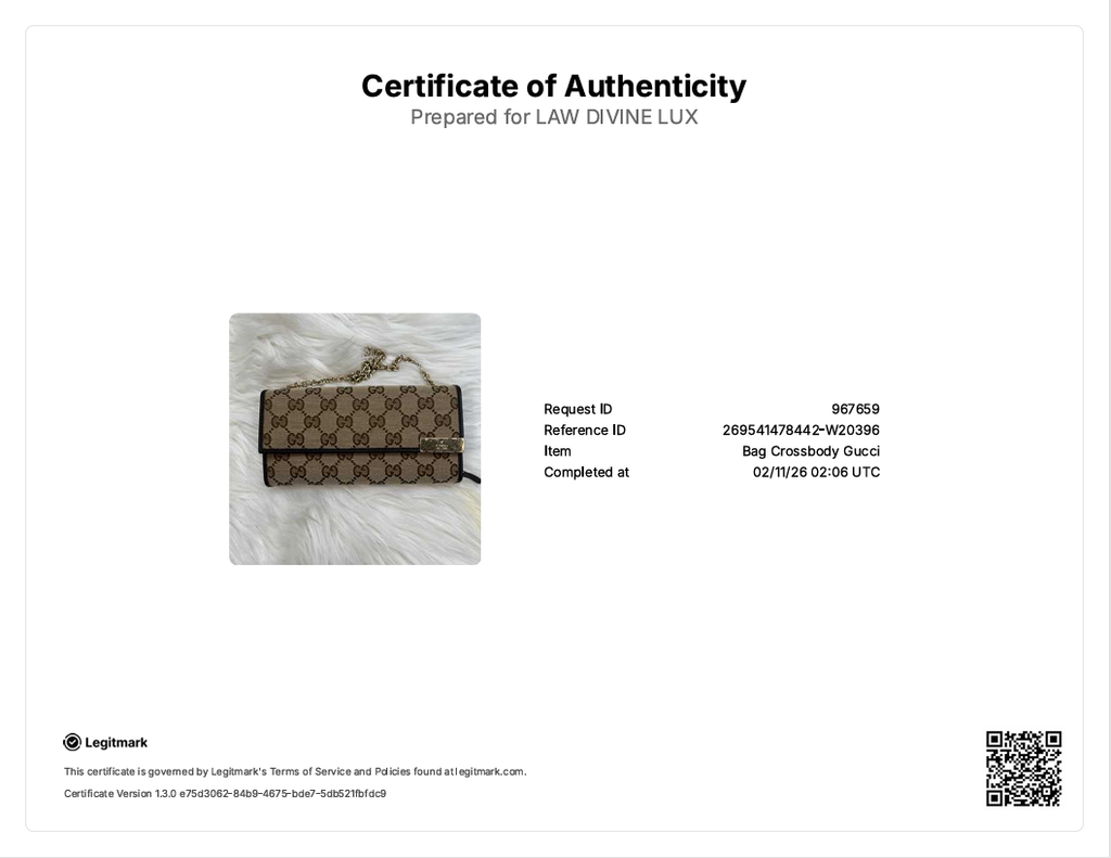 GG Canvas Canvas Continental Wallet W20396