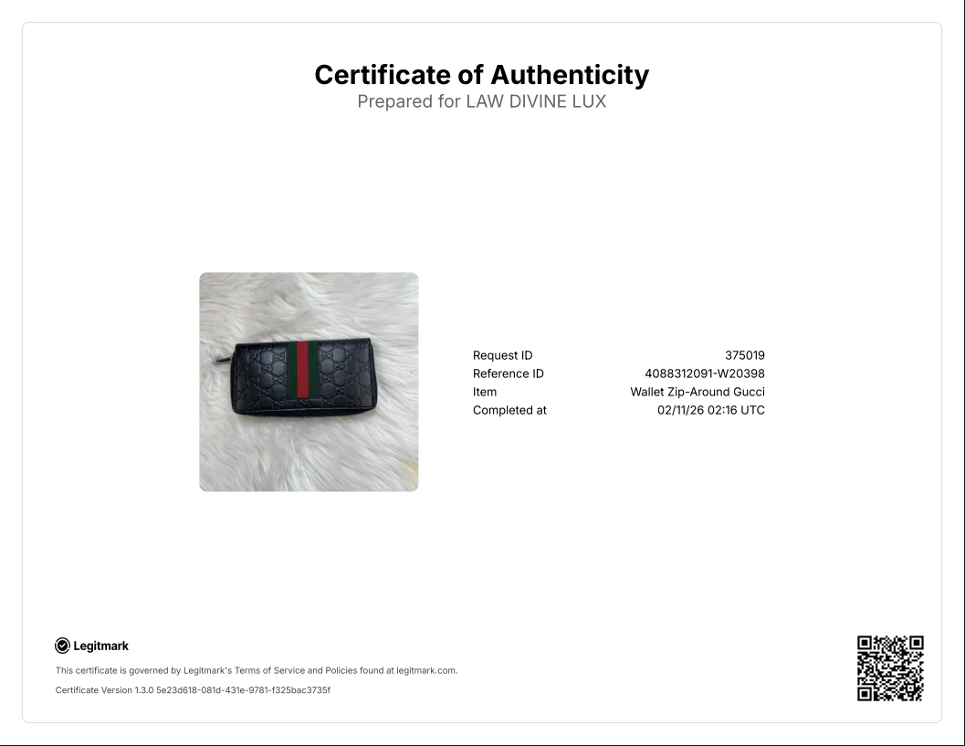 Web Accent Leather Wallet W20398