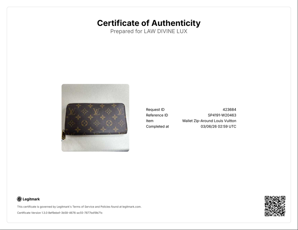 Zippy Wallet Monogram Canvas W20463