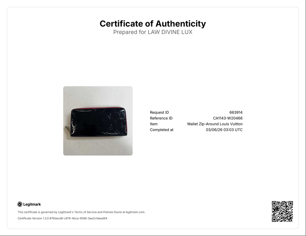 Zippy patent leather wallet W20466