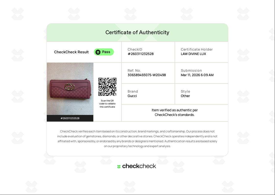 Pink Microguccissima Sukey Zip Around Wallet W20498