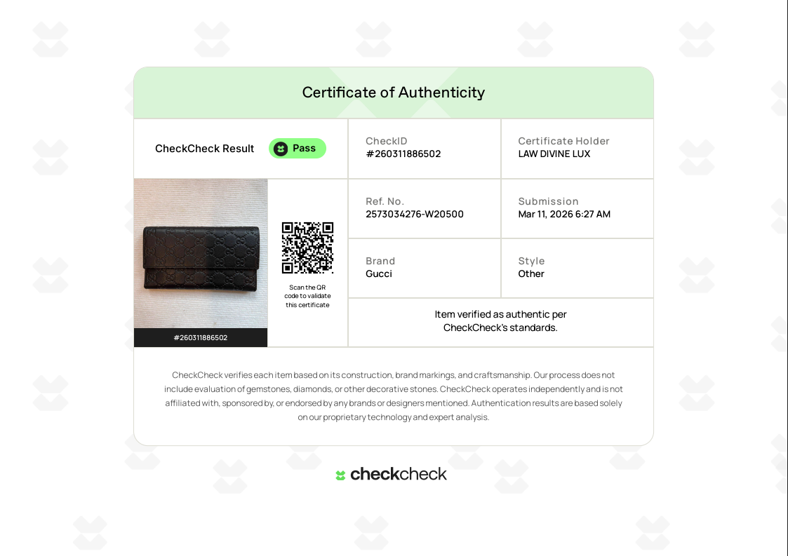 Brown Guccissima Leather Continental Flap Wallet W20500