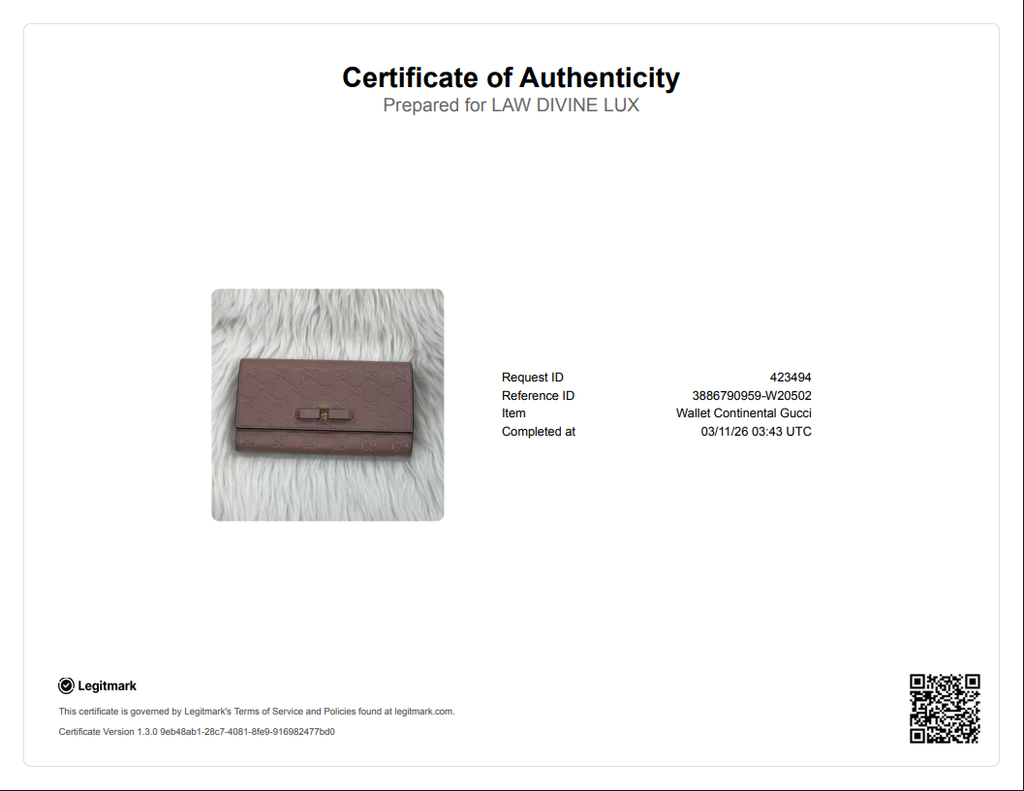 Interlocking G Logo Leather Wallet W20502