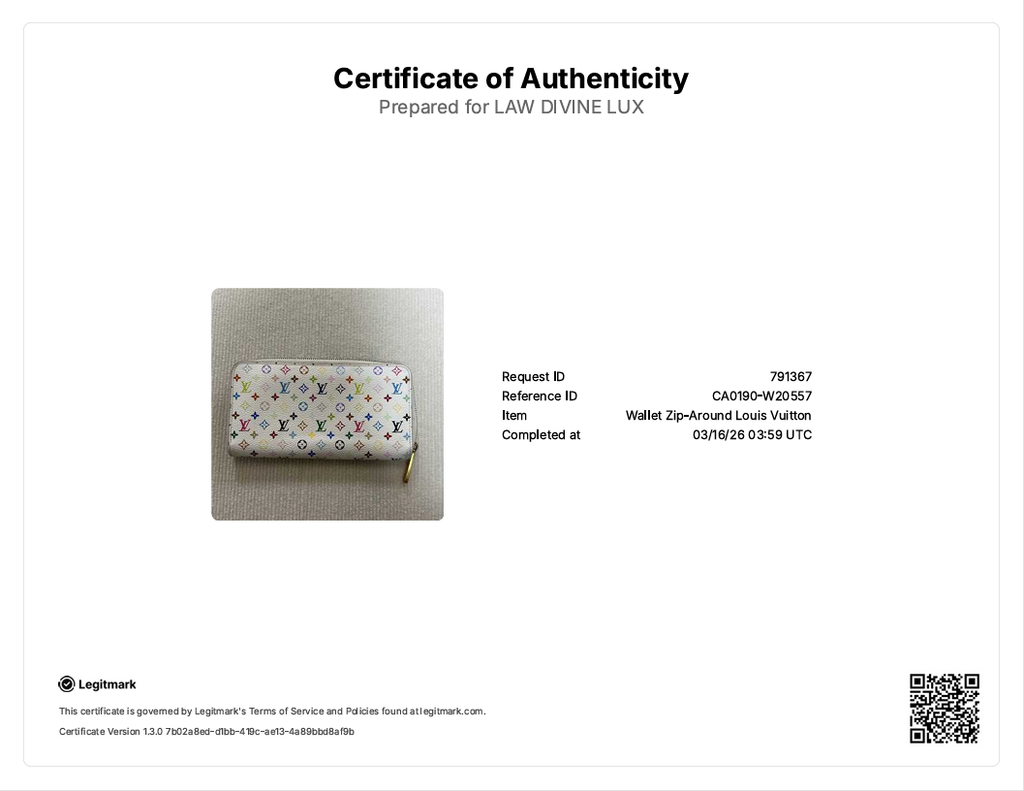 Zippy Wallet Monogram Multicolor W20557