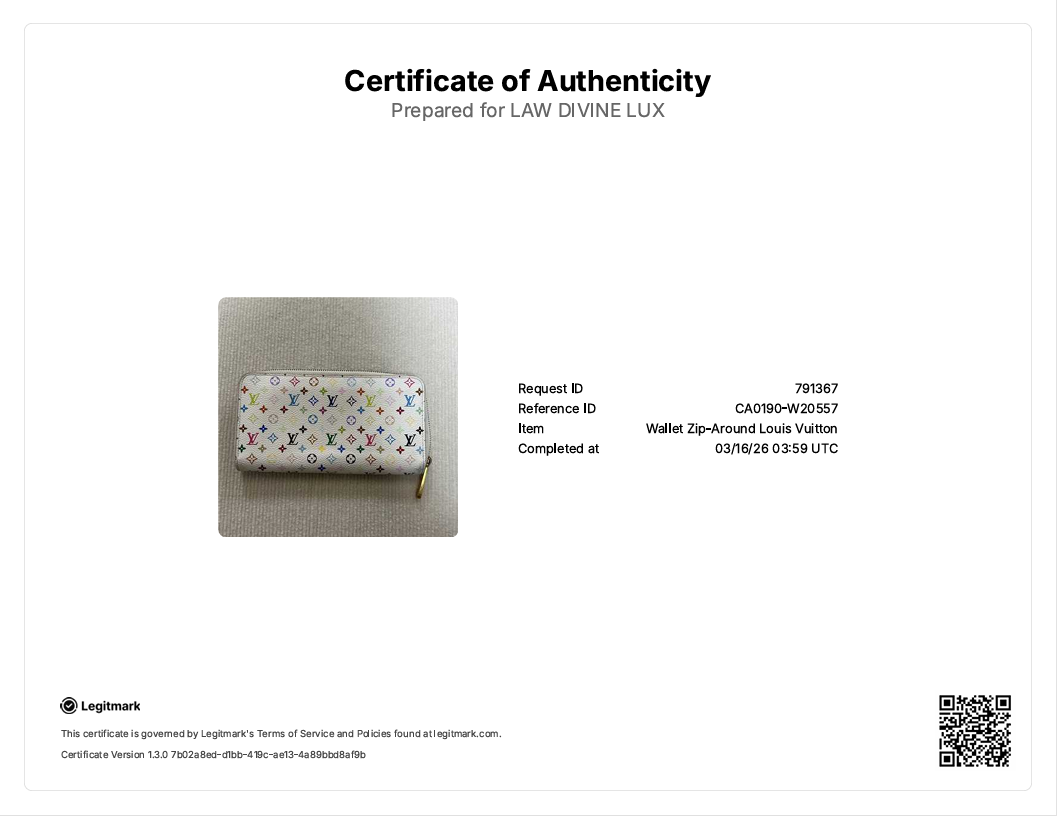 Zippy Wallet Monogram Multicolor W20557