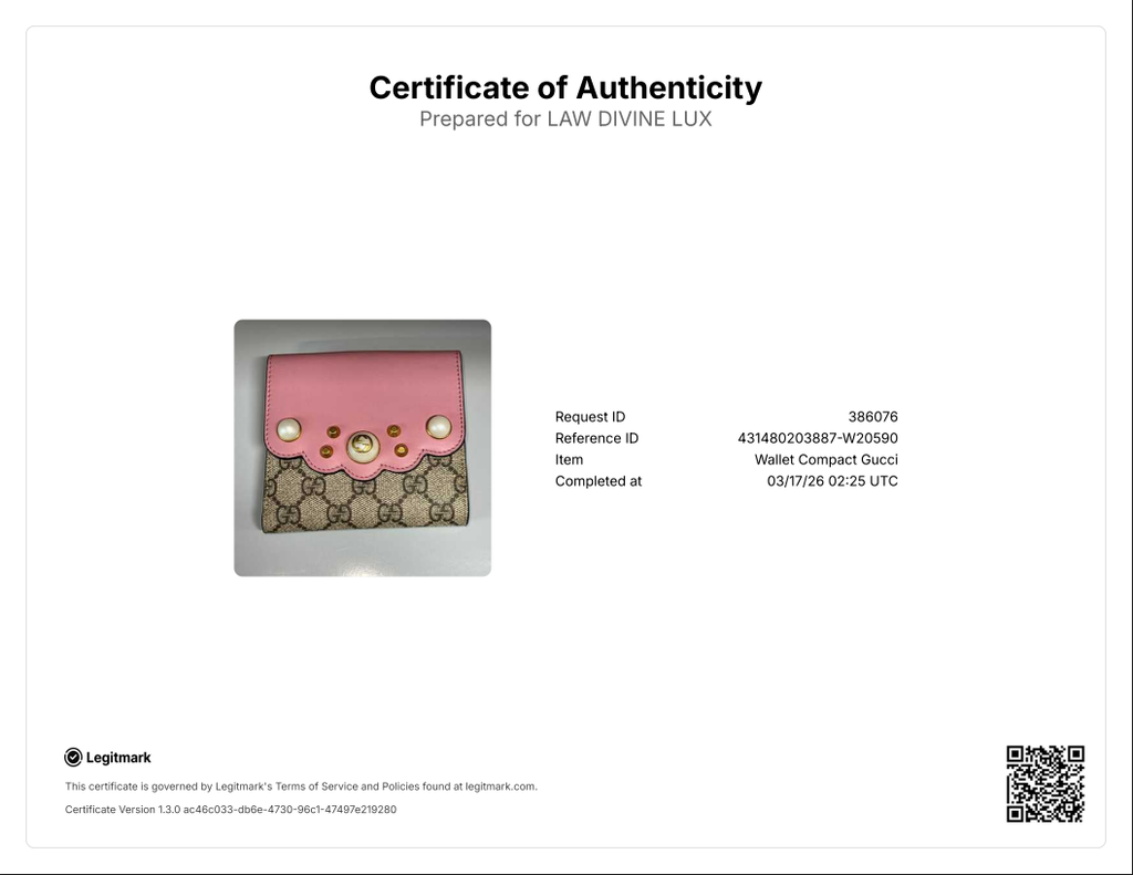 Pink Pearl Supreme Long Wallet W20590
