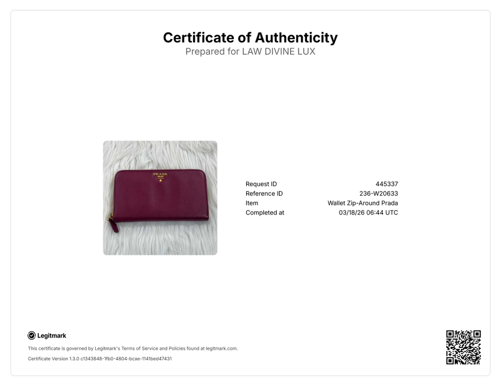 Saffiano Lux Leather Continental Wallet W20633