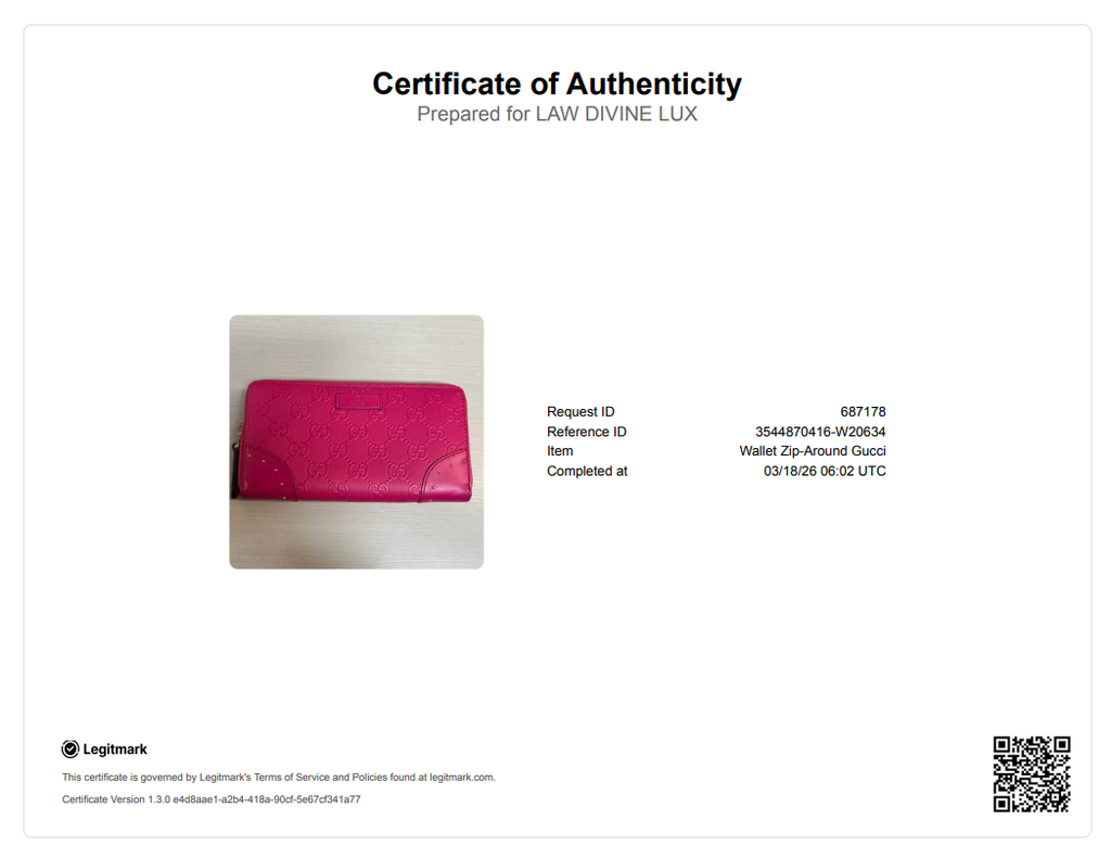 Bright Diamante GG Monogram Zippy Wallet W20634