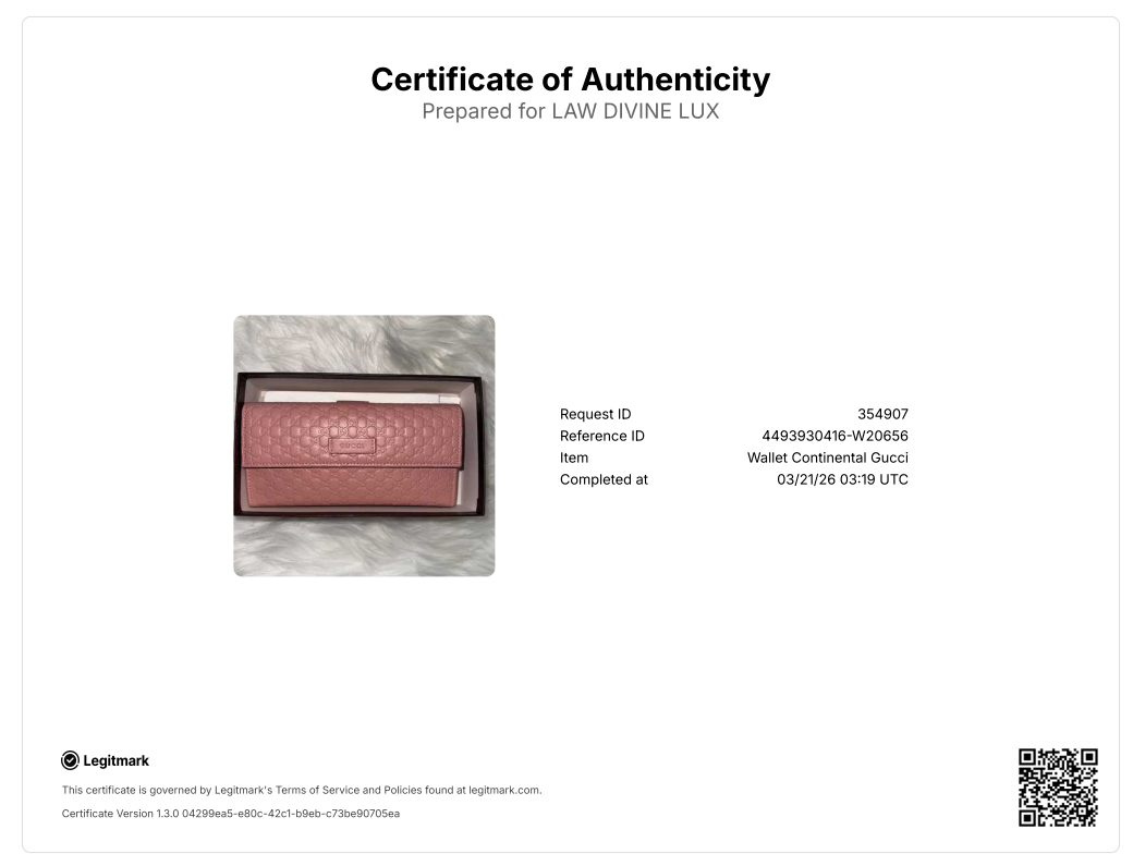 Pink Micro-Guccissima Leather Long Flap Wallet W20656