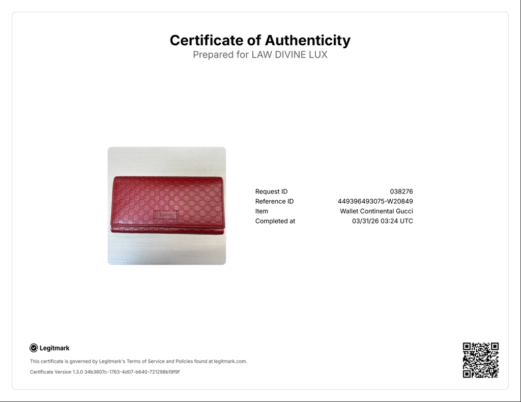 GG Signature Long Wallet W20849