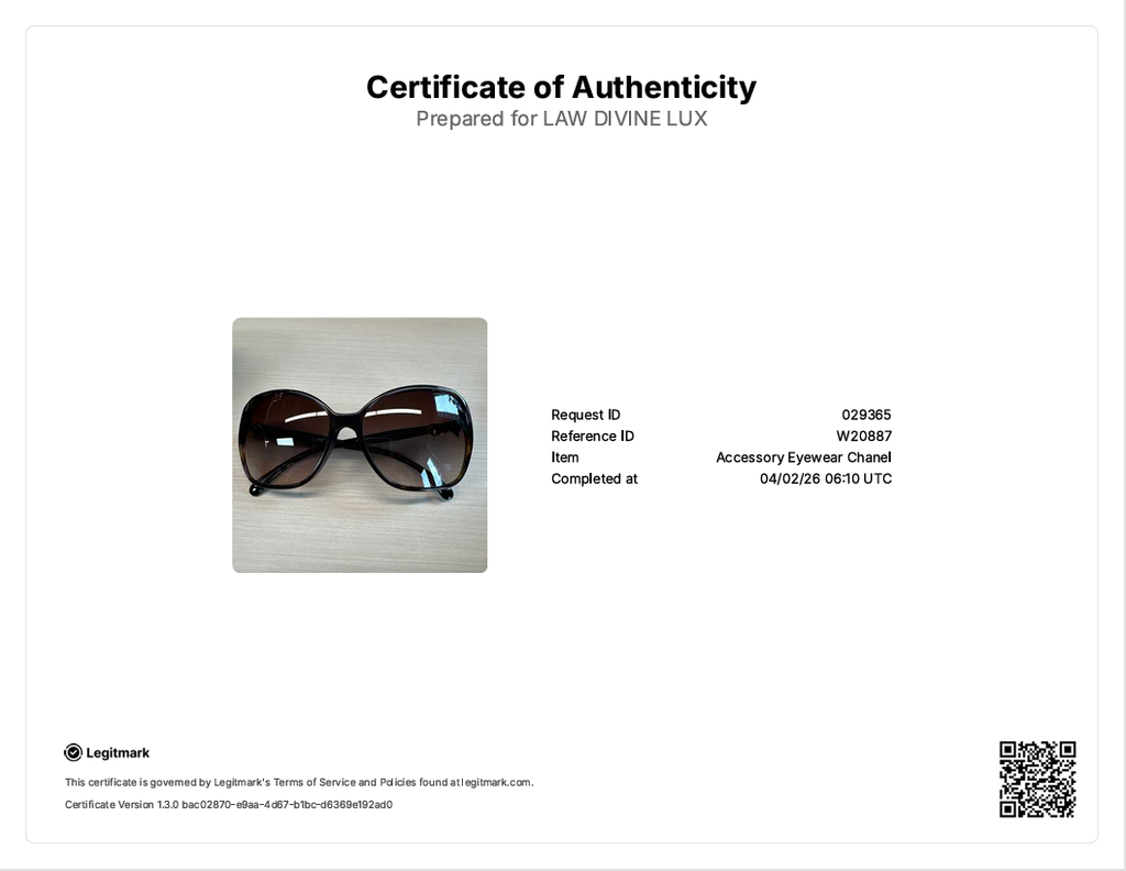 Chanel Sunglasses W20887