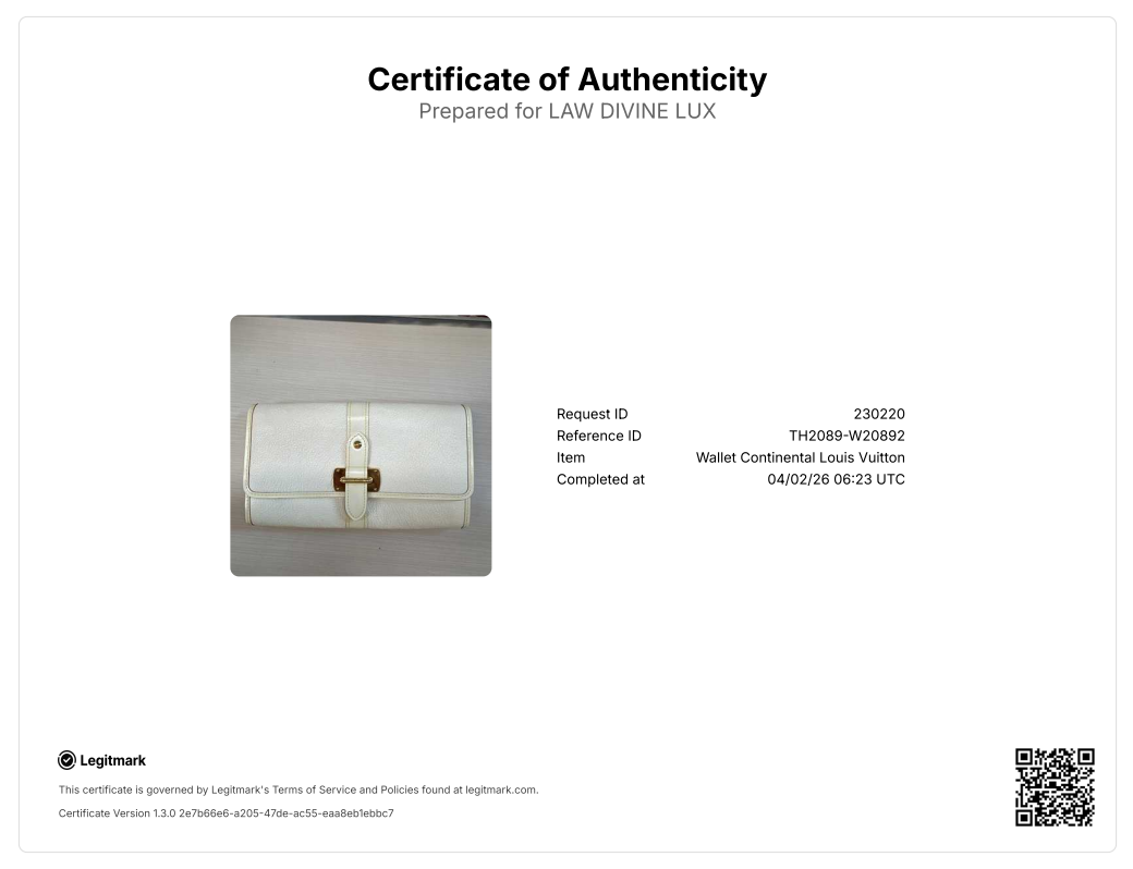 White Suhali Leather Le Favori Wallet twins W20892