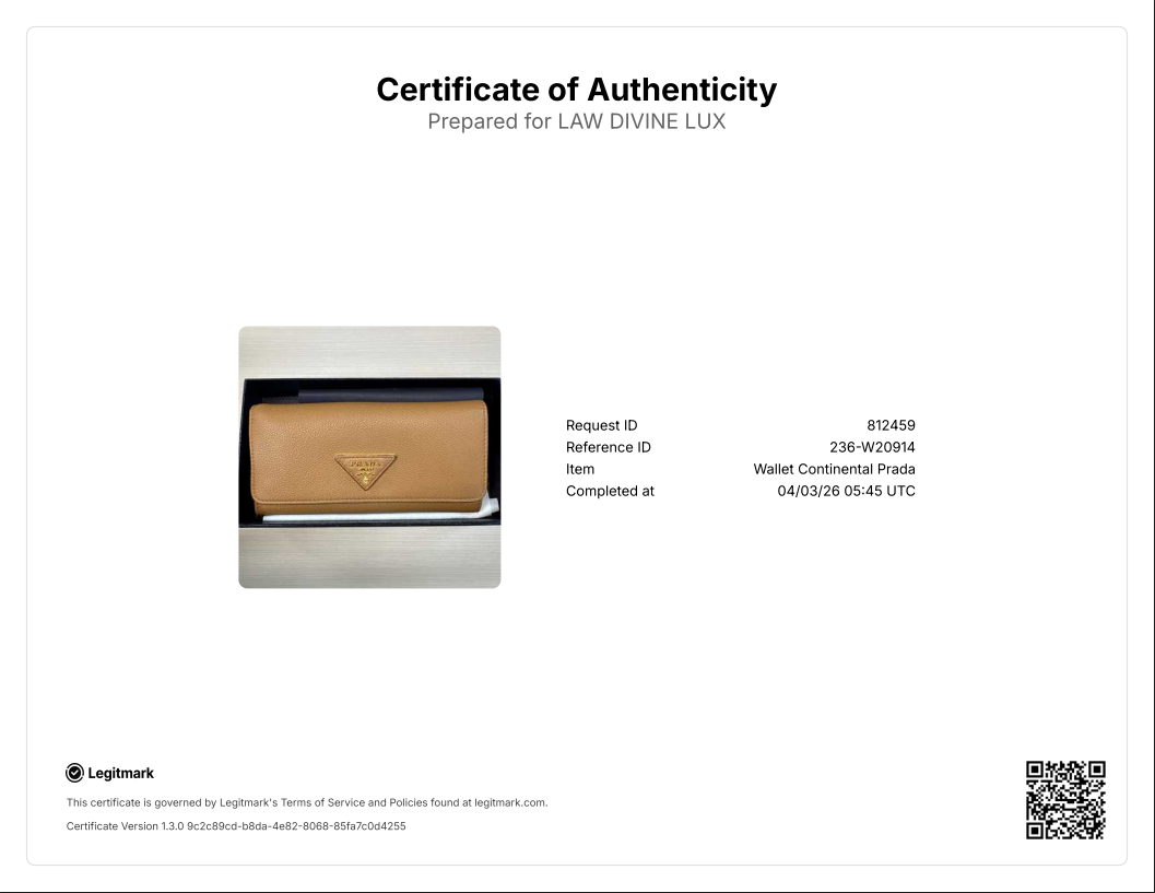 Caramel Saffiano Leather Flap Continental Wallet W20914
