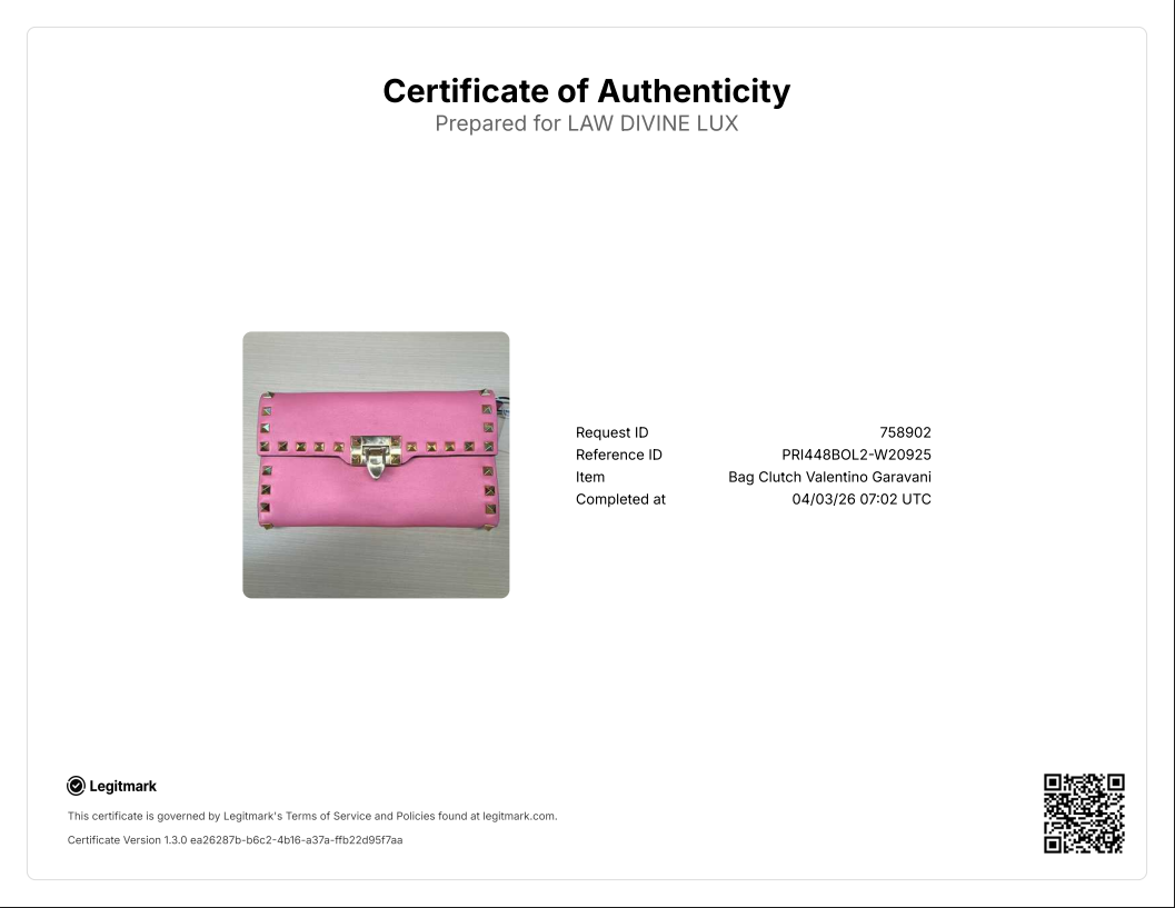Pink Vitello Rockstud Wristlet Travel Wallet W20925