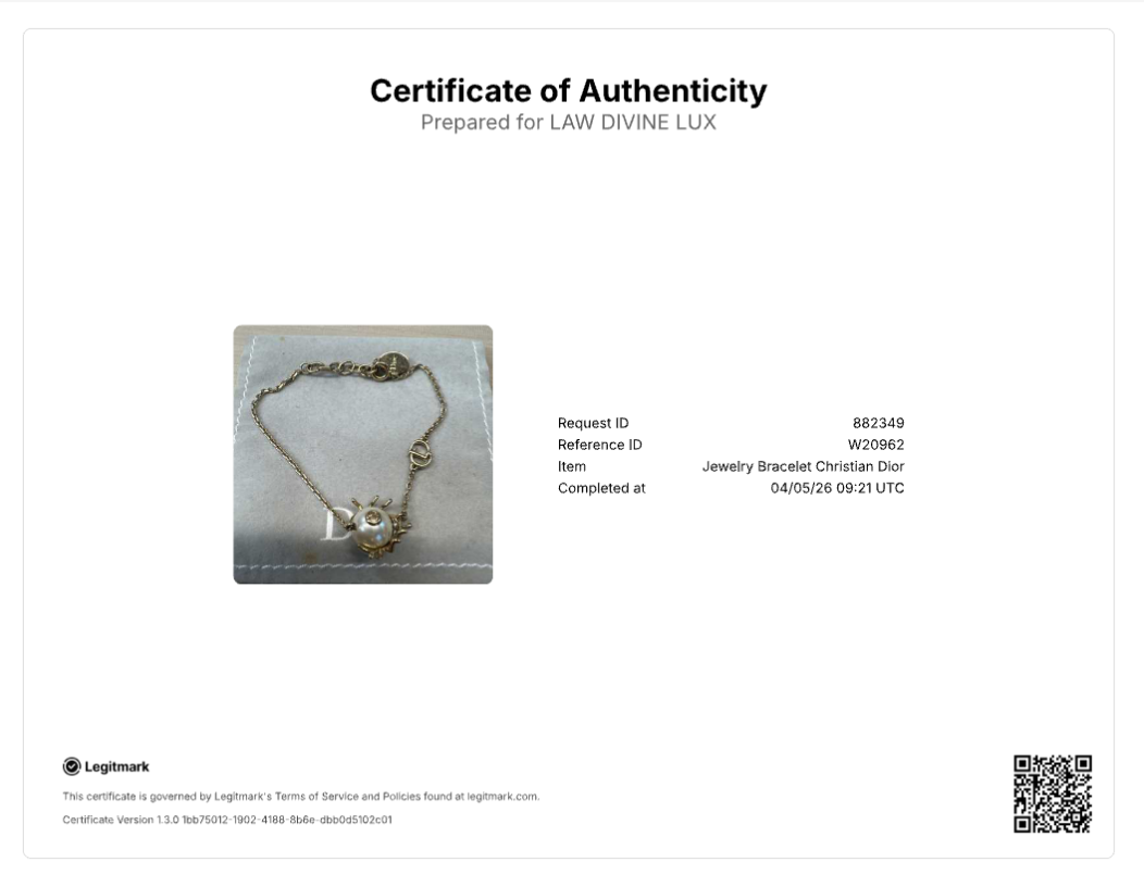 Dior Lady Spark Bracelet Gold-Finish Metal, Crystals and Pink Crystal W20962