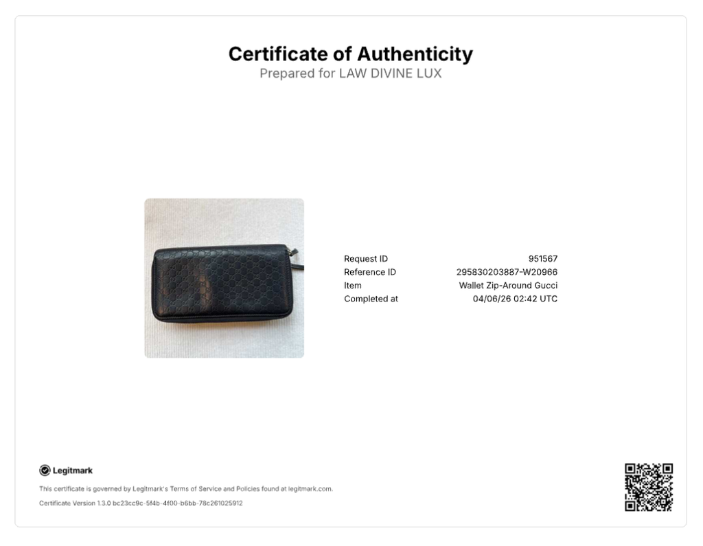 Gucci Microguccissima Leather Zip Around Long Wallet Black W20966