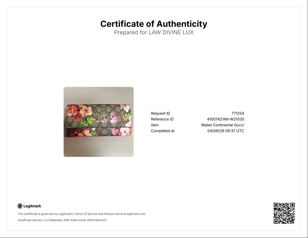 Multi GG Supreme Canvas Blooms Continental Wallet W21035
