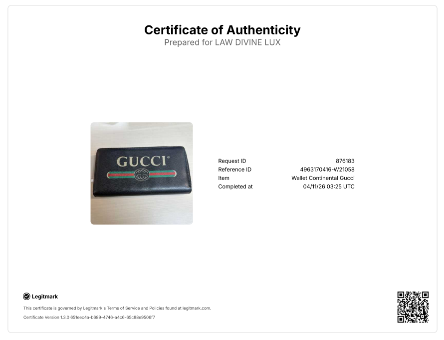 Gucci Print Zip Around Wallet W21058