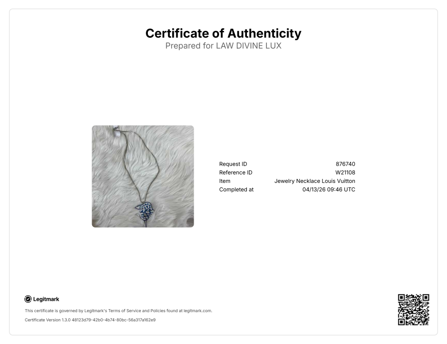 Louis Vuitton x Nigo Mountain Bear Necklace W21108