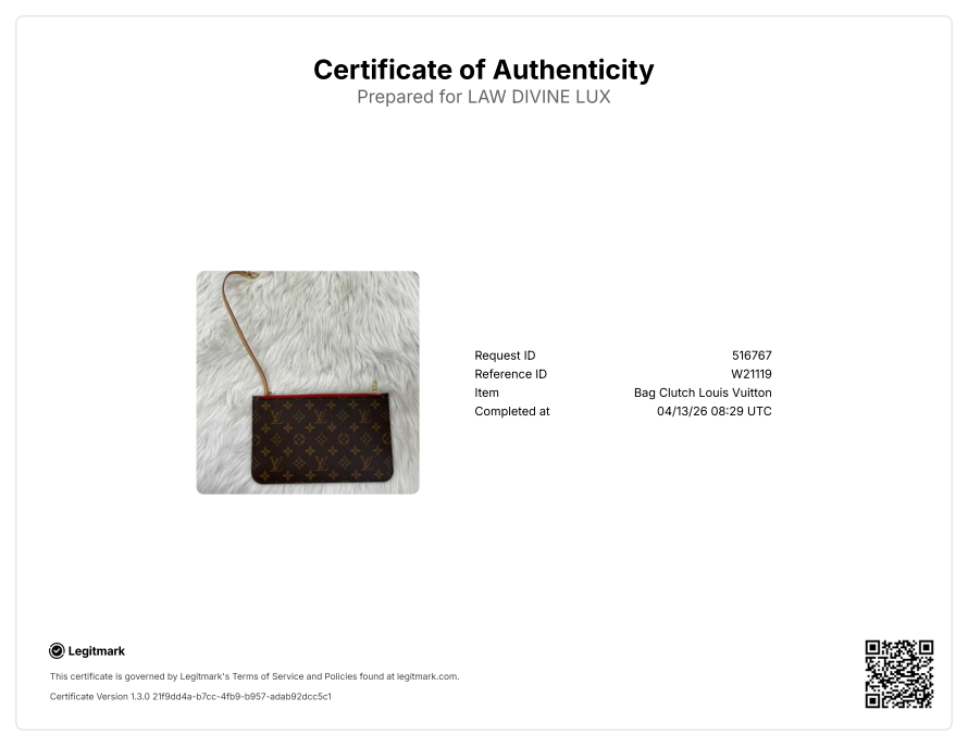 LV Monogram Neverfull Pouch W21119