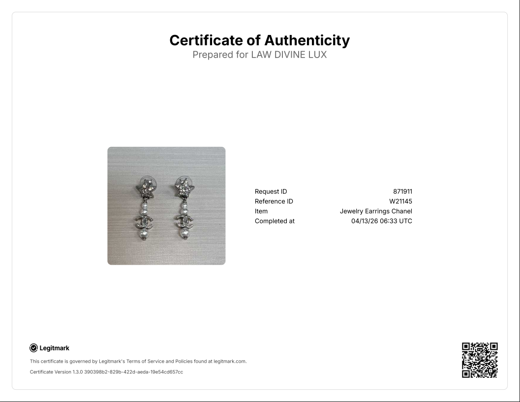 Women's Drop Earrings with Star Motif Metal W21145